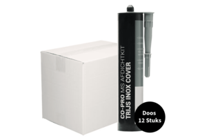 Co-pro MS afdichtkit trijs inox cover overschilderbaar Ds. 12 stuks