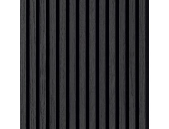 Silentlines lattenwand zwart eiken