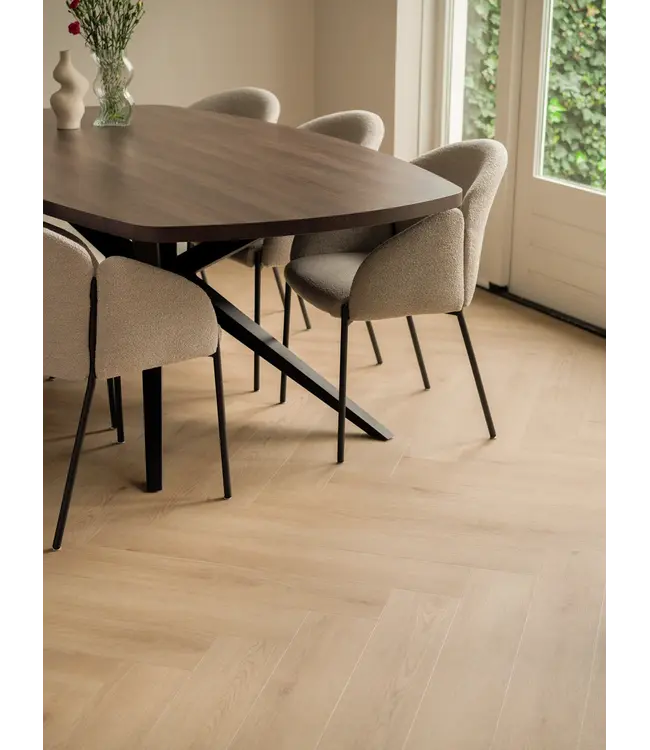 Floer floer-walvisgraat-click-pvc-bryde-bruin