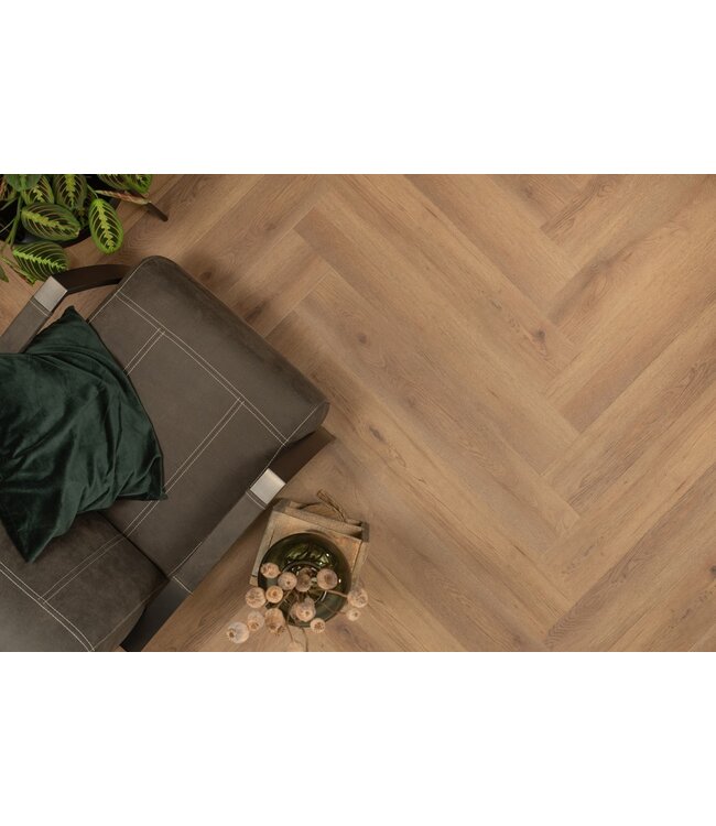 Floer floer-walvisgraat-click-pvc-narwal-nootbruin