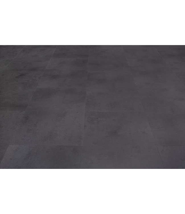 Floer floer-tegel-click-pvc-betonlook-zwart