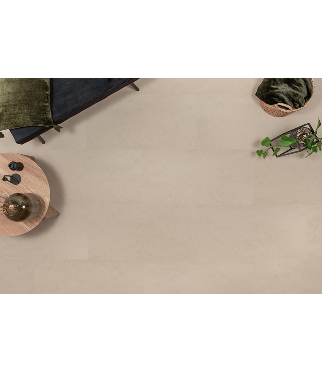 Floer floer-tegel-click-pvc-betonlook-beige