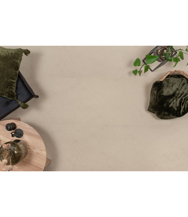 Floer floer-tegel-click-pvc-betonlook-beige
