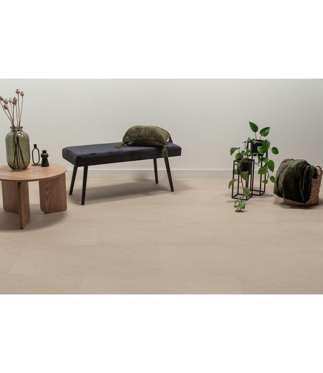 Floer floer-tegel-click-pvc-betonlook-beige