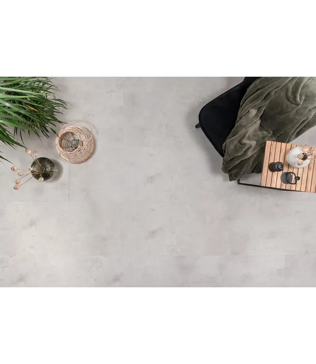 Floer floer-tegel-plak-pvc-betonlook-lichtgrijs