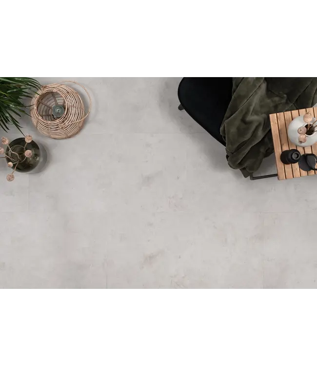 Floer floer-tegel-plak-pvc-betonlook-lichtgrijs