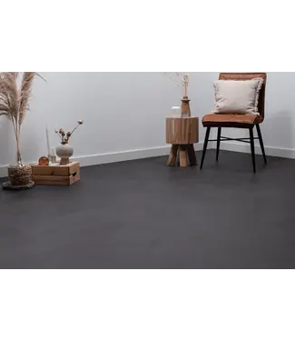 Floer Floer Tegel plak PVC – Betonlook Zwart