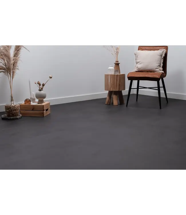 Floer floer-tegel-plak-pvc-betonlook-zwart