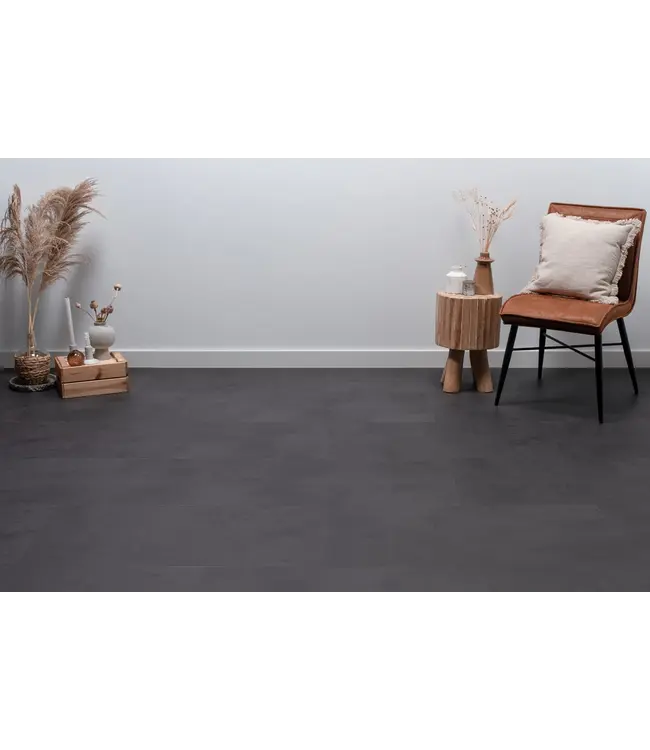 Floer floer-tegel-plak-pvc-betonlook-zwart