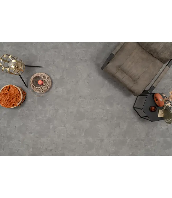 Floer floer-tegel-plak-pvc-betonlook-grijs