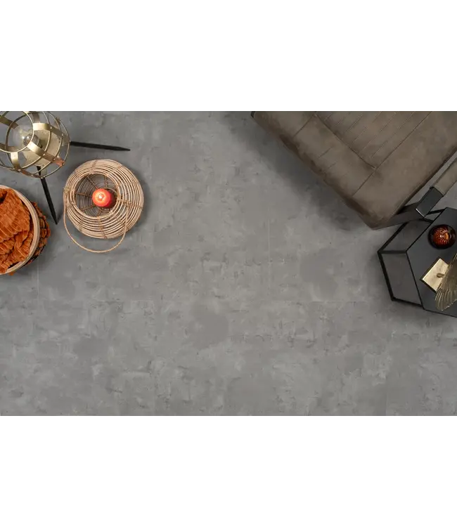 Floer floer-tegel-plak-pvc-betonlook-grijs