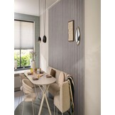 Silentlines lattenwand licht grijs