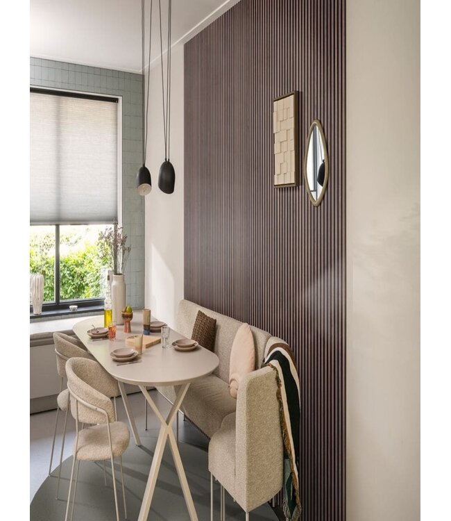 Silentlines Silentlines lattenwand walnoot