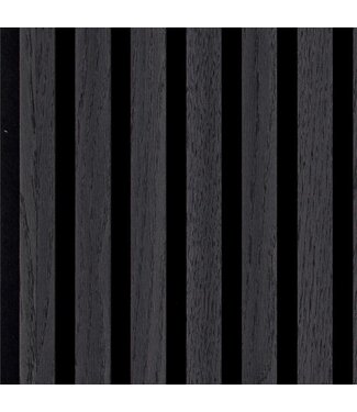 Silentlines Silentlines lattenwand zwart eiken