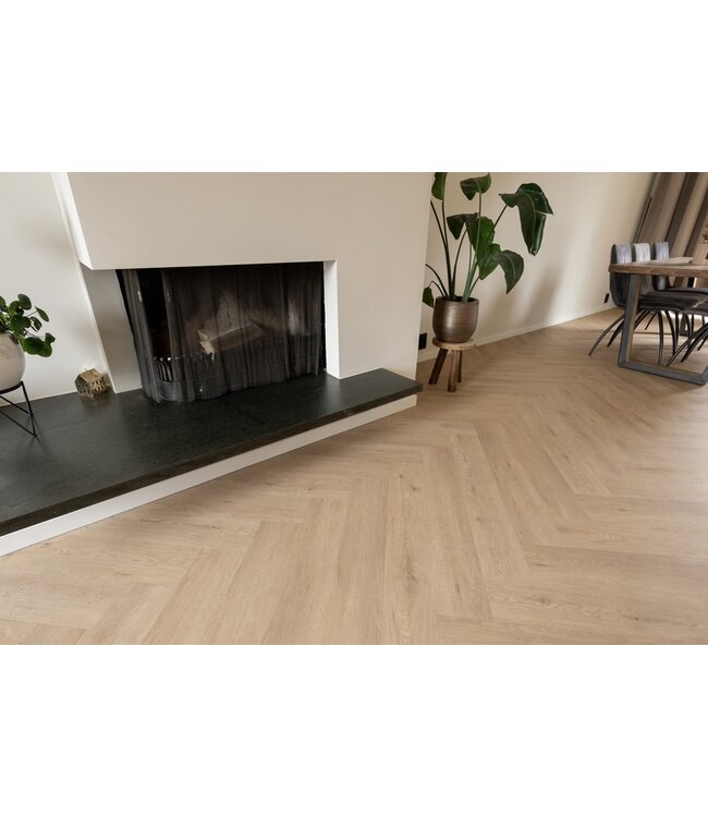 Floer floer-walvisgraat-plak-pvc-gaia-grijsbeige