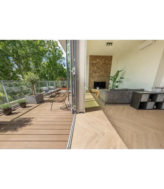 Floer floer-walvisgraat-plak-pvc-gaia-grijsbeige