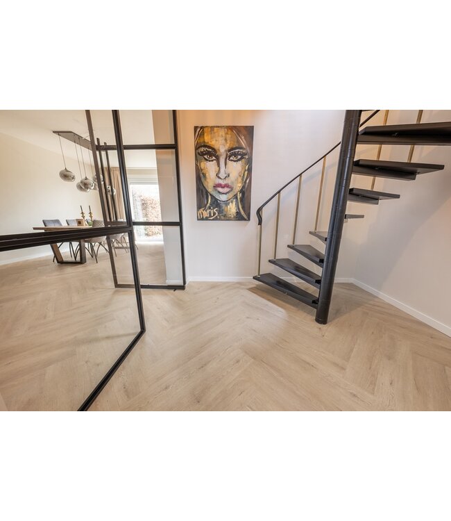 Floer floer-walvisgraat-plak-pvc-gaia-grijsbeige