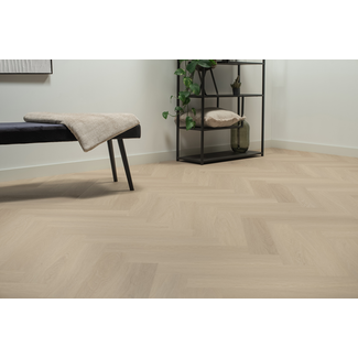 Floer Floer Visgraat plak PVC – Beige Eiken