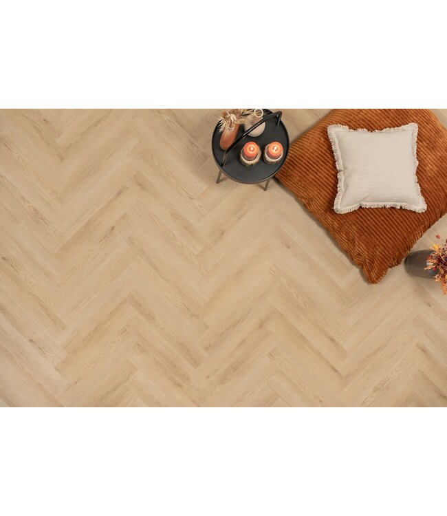 Floer Floer Visgraat PVC – Natuur Eiken