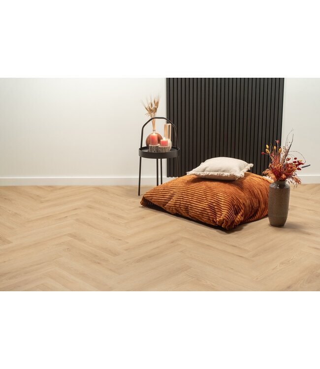 Floer Floer Visgraat PVC – Natuur Eiken