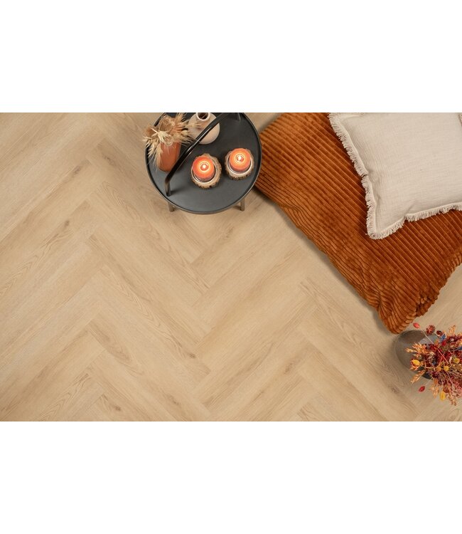 Floer Floer Visgraat PVC – Natuur Eiken