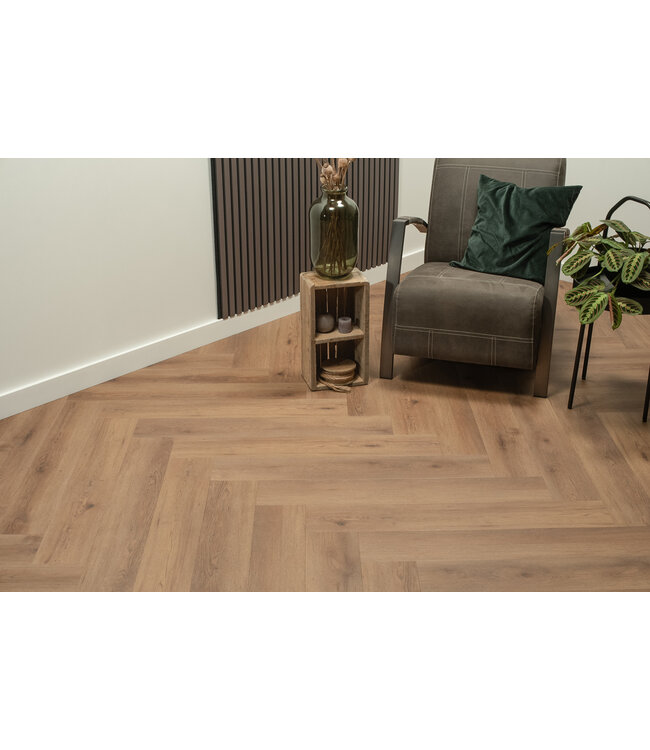 Floer floer-walvisgraat-pvc-narwal-nootbruin