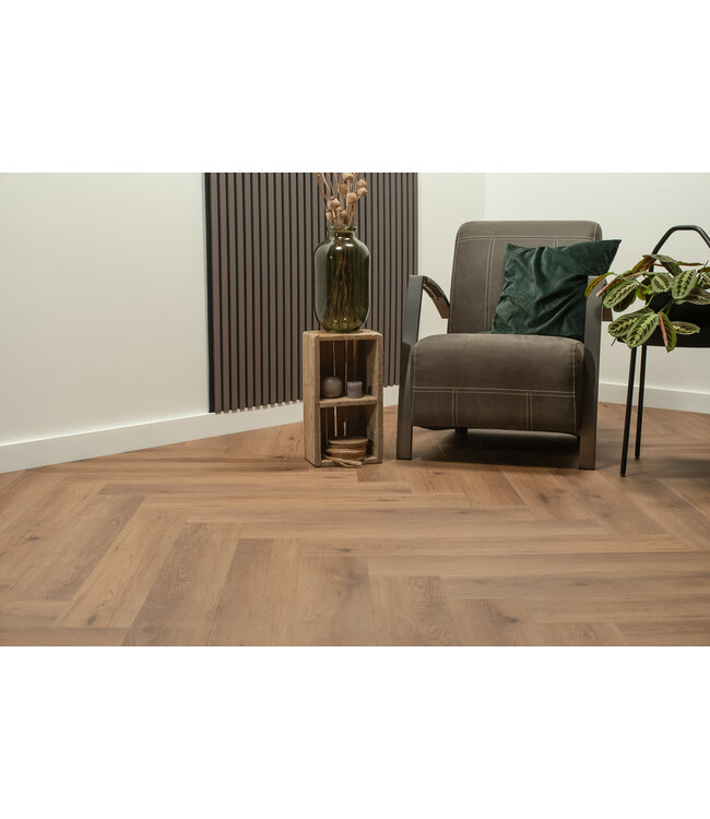 Floer floer-walvisgraat-pvc-narwal-nootbruin