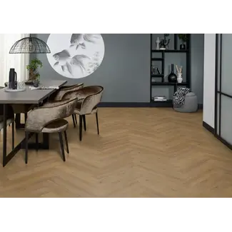 Floorlife Floorlife YUP Leyton herringbone dryback dark oak