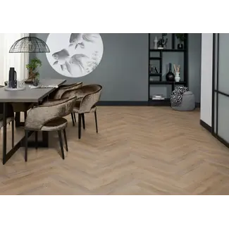 Floorlife Floorlife YUP Leyton herringbone dryback natural oak