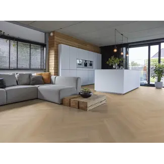 Floorlife Floorlife YUP Leyton herringbone dryback beige