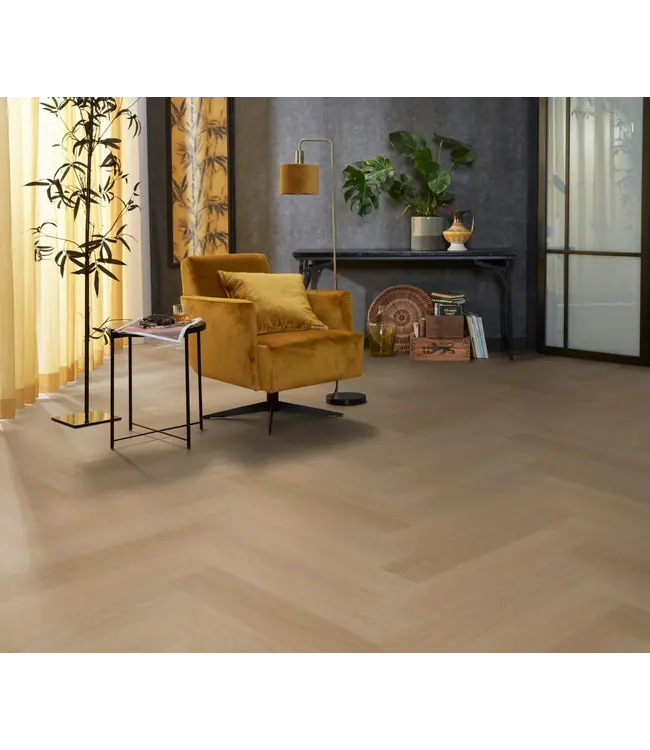 Floorlife Floorlife YUP Fulham herringbone dryback natural oak
