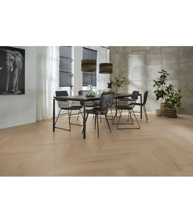 Floorlife Floorlife YUP Merton herringbone dryback natural oak