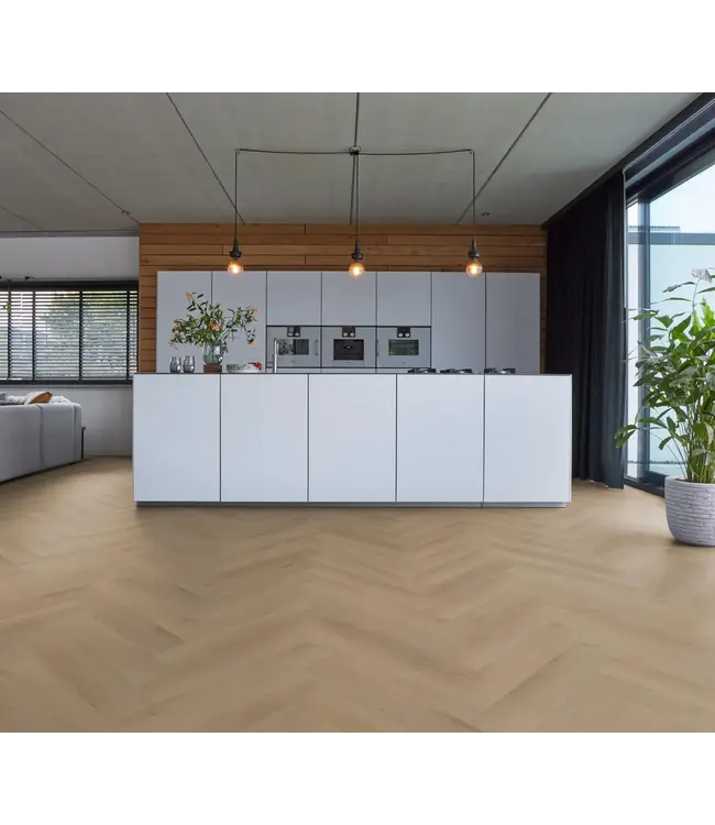 Floorlife Floorlife YUP Merton herringbone dryback natural oak