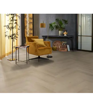 Floorlife Floorlife YUP Merton herringbone dryback beige