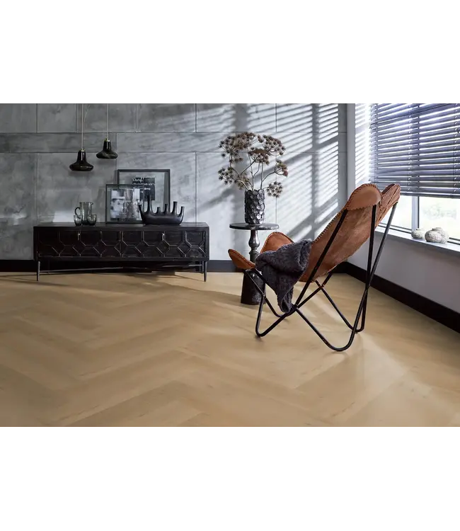 Floorlife Floorlife YUP Leyton herringbone dryback warm oak