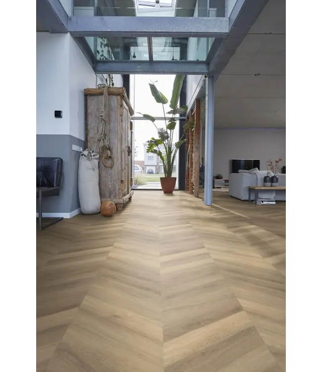 Floorlife Floorlife YUP Chevron dryback beige