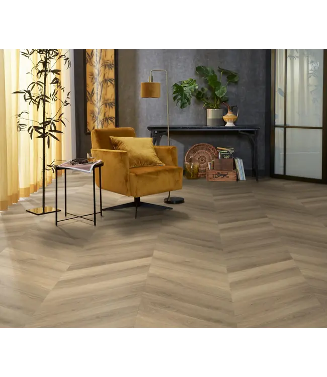 Floorlife Floorlife YUP Chevron dryback beige