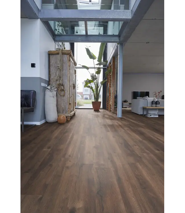 Floorlife Floorlife Inwood eiken donker gerookt 2424 laminaat