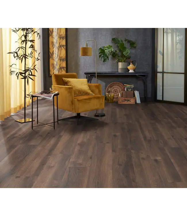 Floorlife Floorlife Inwood eiken donker gerookt 2424 laminaat