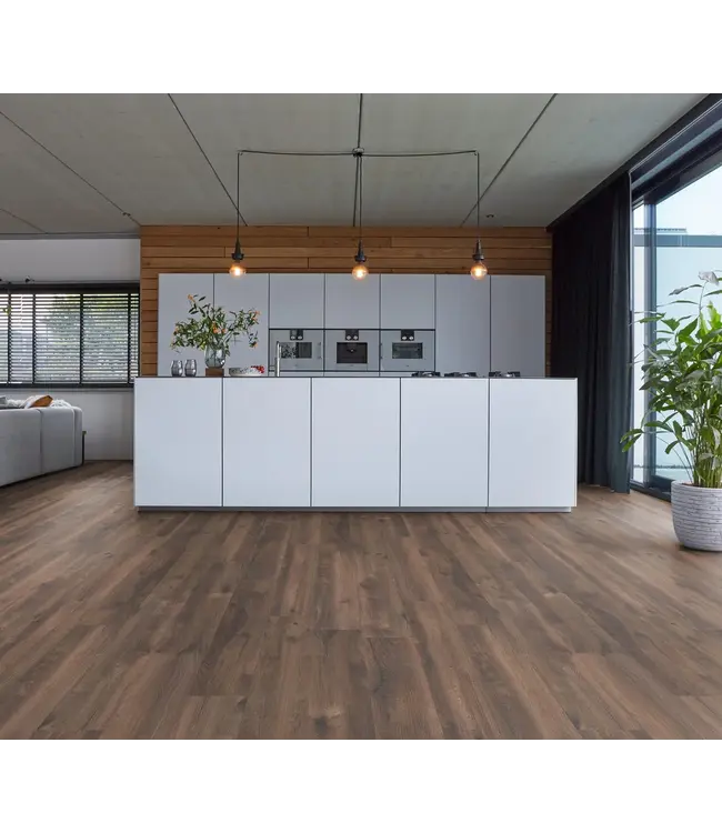 Floorlife Floorlife Inwood eiken donker gerookt 2424 laminaat