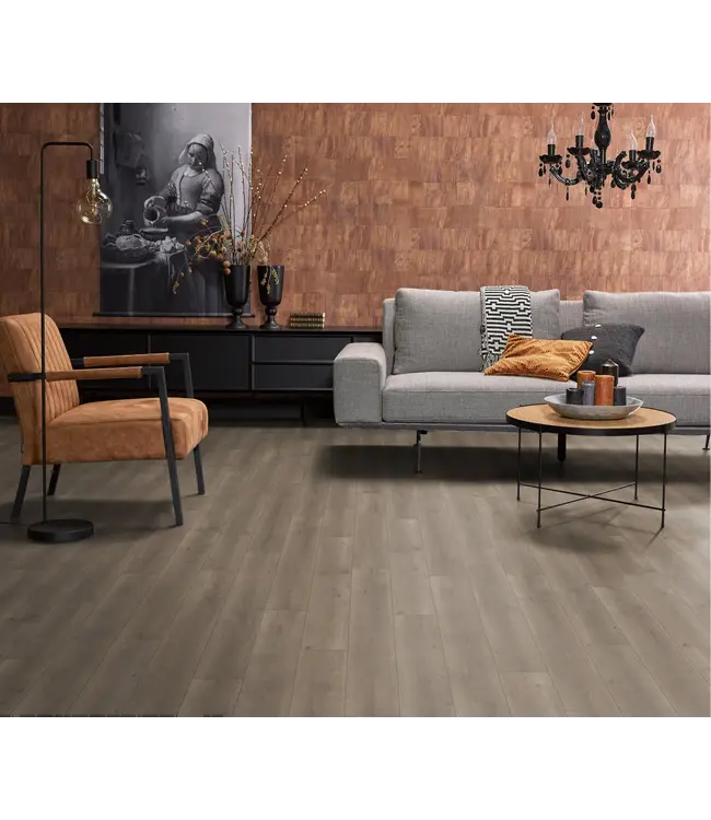 Floorlife Floorlife Queens grijs bruin eiken laminaat