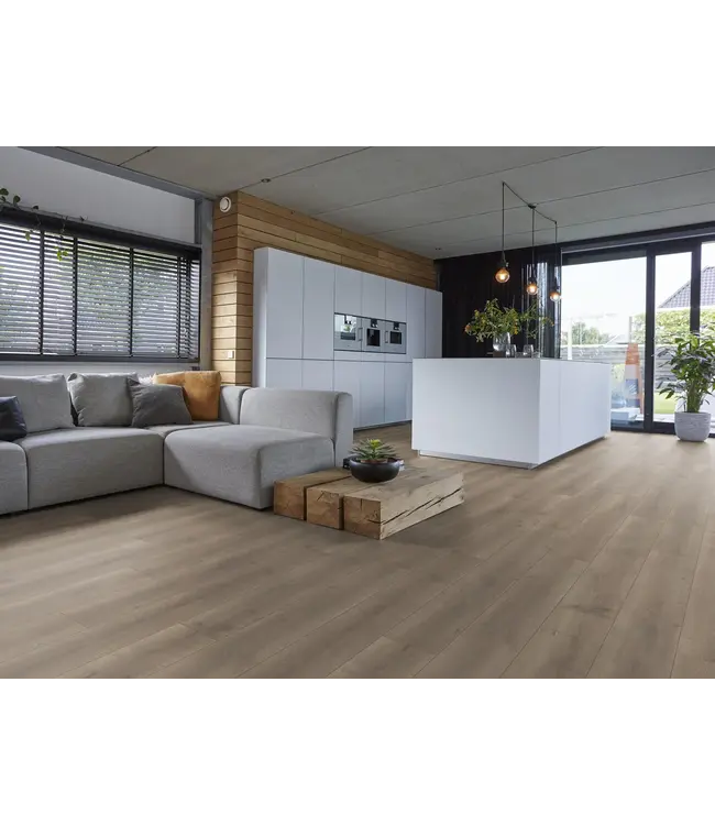 Floorlife Floorlife Queens grijs bruin eiken laminaat