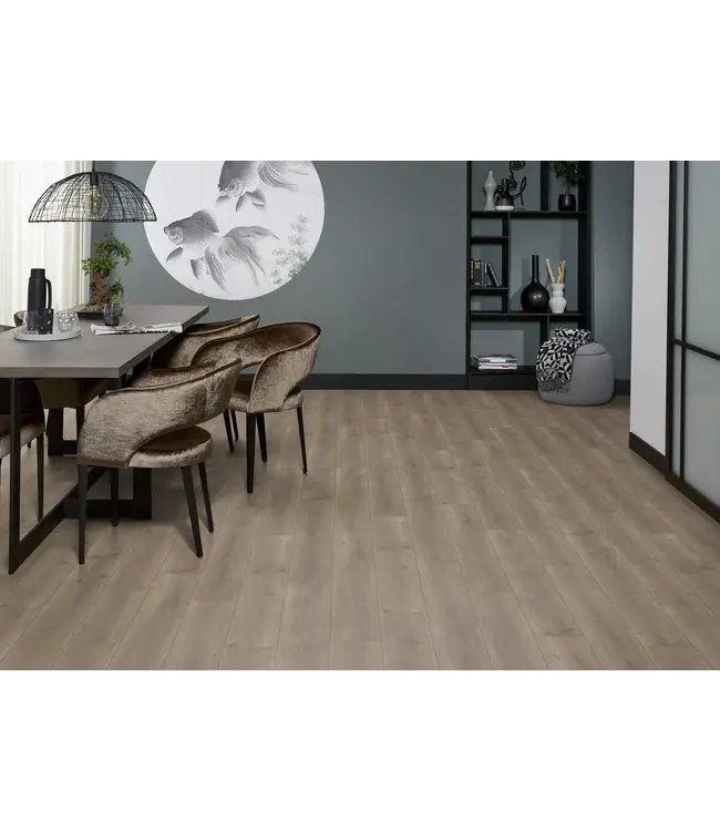 Floorlife Floorlife Queens grijs bruin eiken laminaat