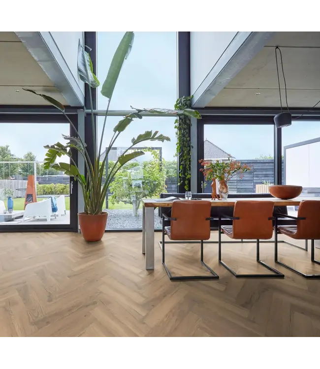 Floorlife floorlife-bayside-eiken-natuur-visgraat-laminaat