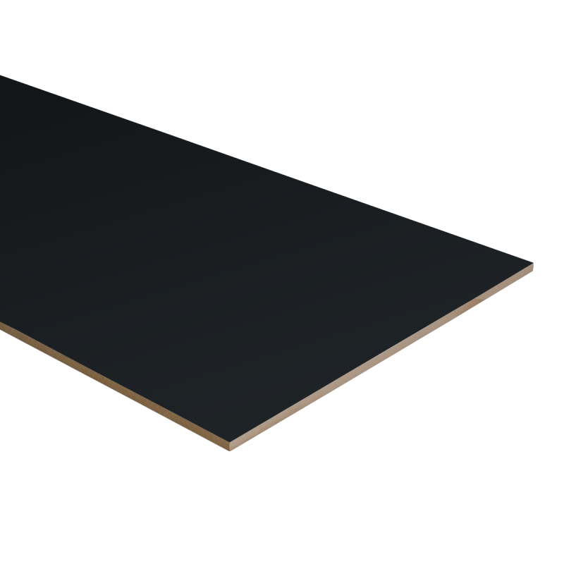 Dubbel stootbord folie 138 x 40 cm RAL9005/RAL7042