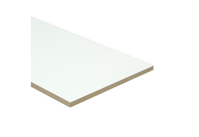 Stootbord wit gegrond 92 x 18 cm