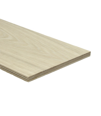 Stootbord natuur eiken/8 mm MP 138x18 cm