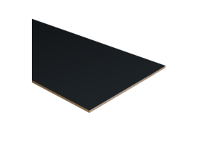 Dubbel stootbord folie 92 x 40 cm RAL9005/RAL7042