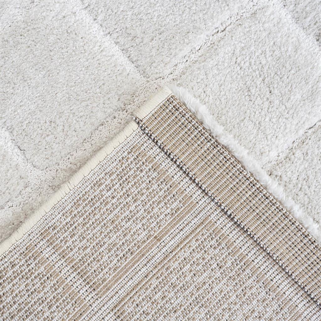 Blocks warm white | 160x230cm