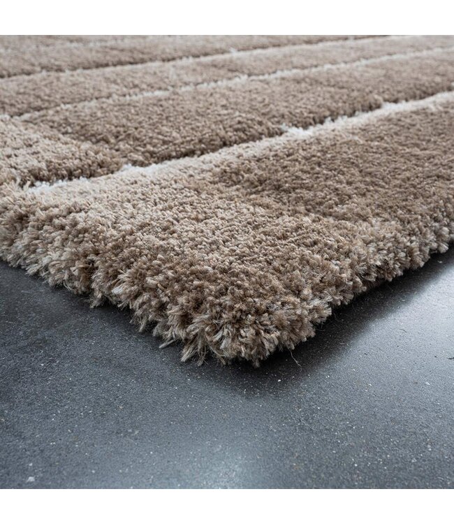 VTwonen Blocks warm brown | 160x230cm